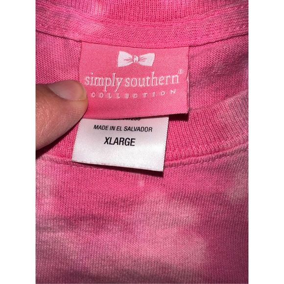 Simply Southern Teacher One Child At A Time Bleached Tee - Picture 5 of 5